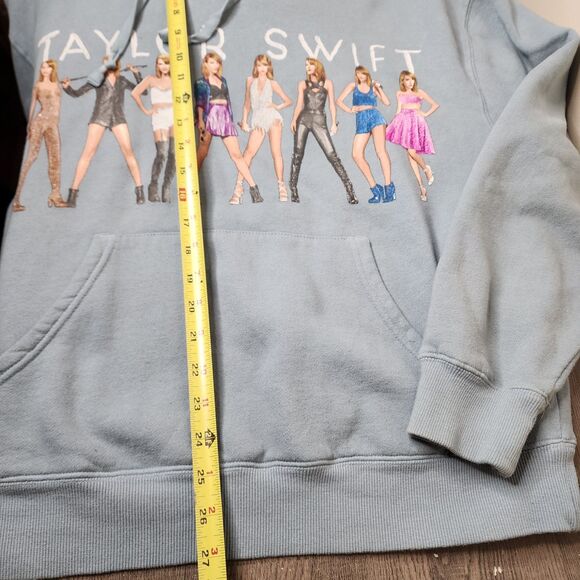 Taylor Swift 1989 Taylors Version Hoodie Sweatshirt Size Medium Blue - Picture 5 of 7